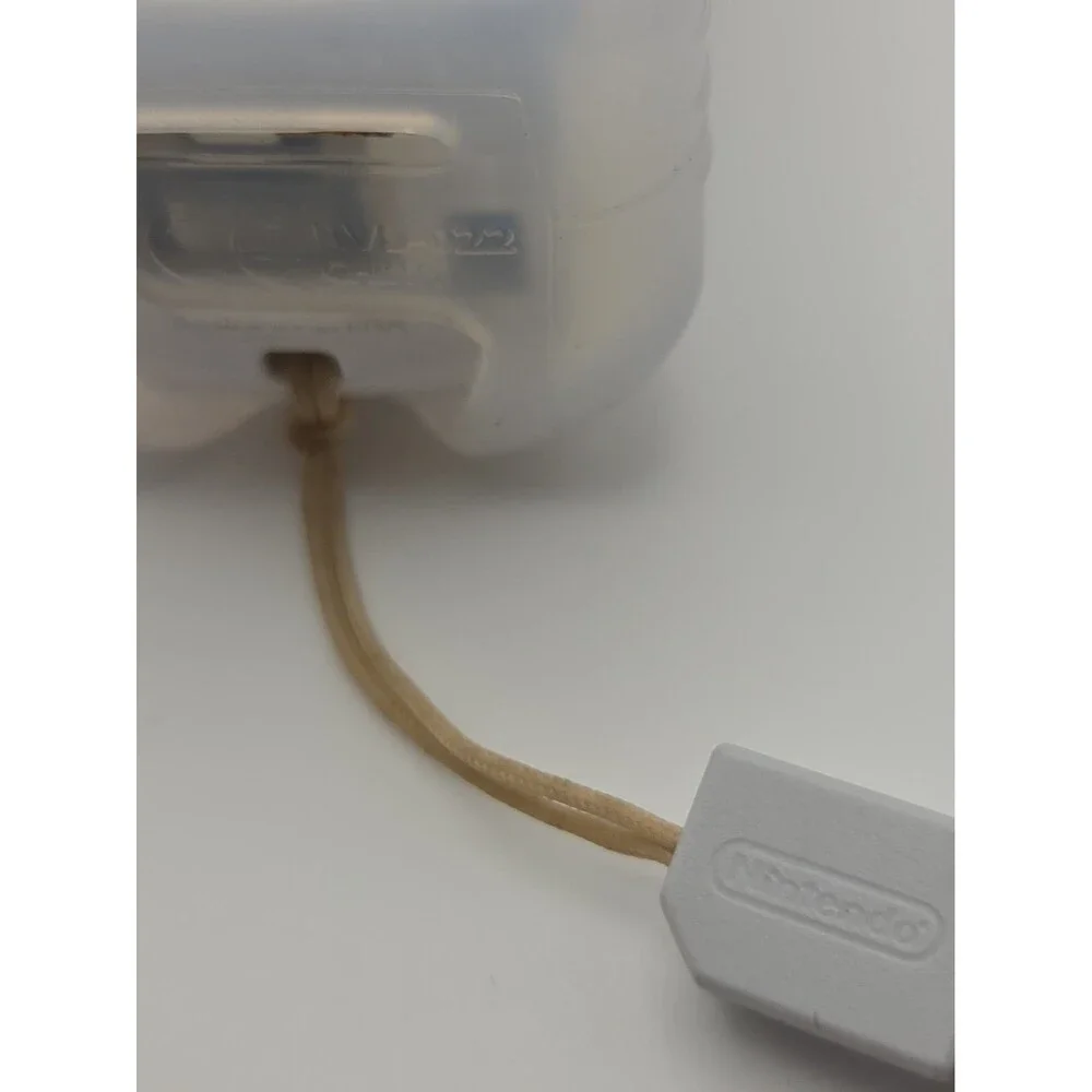 White Wii Nintendo Motion Plus Controller With Sleeve And Strap Tested